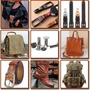 Kit de tornillos: Juego de postes roscados personalizados, remaches de cabeza plana, tornillos, tornillos Chicago, tornillos macho y hembra para correas, cuero y encuadernación de libros. - Product Image 6