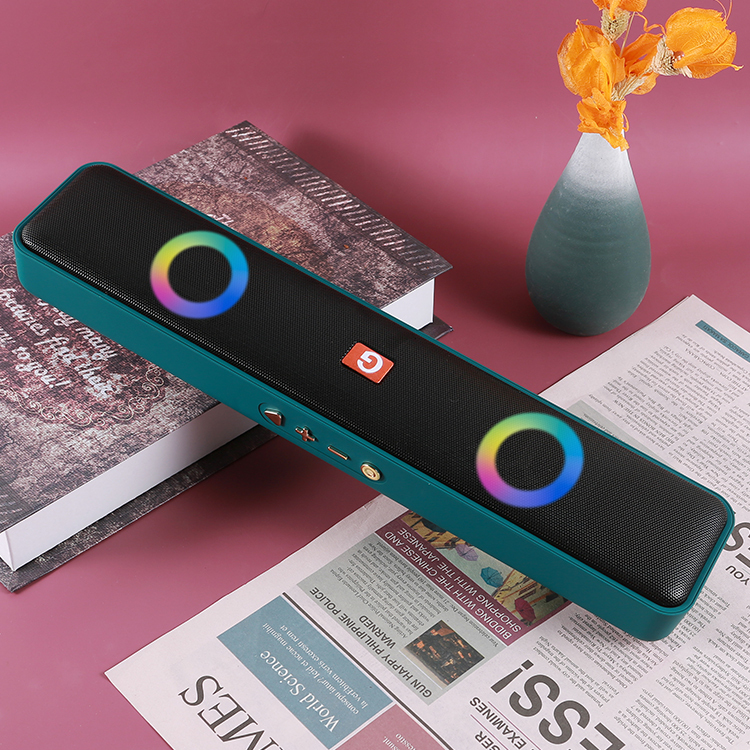 Christmas Gifts Stereo Sound Wooden Portable