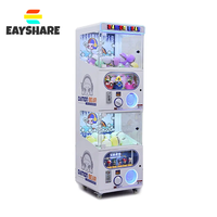 Distributeur automatique de jouets de jeu d'affichage de machine à capsules personnalisée à jetons populaire
