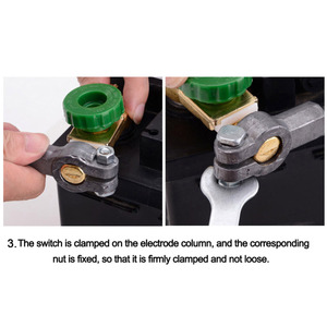 Interruttore Rotante di Disconnessione Rapida per Terminale Batteria Auto e <span class=keywords><strong>Moto</strong></span>, Isolatore per Parti di Auto e Camion, Interruttore di Spegnimento Batteria - Product Image 5