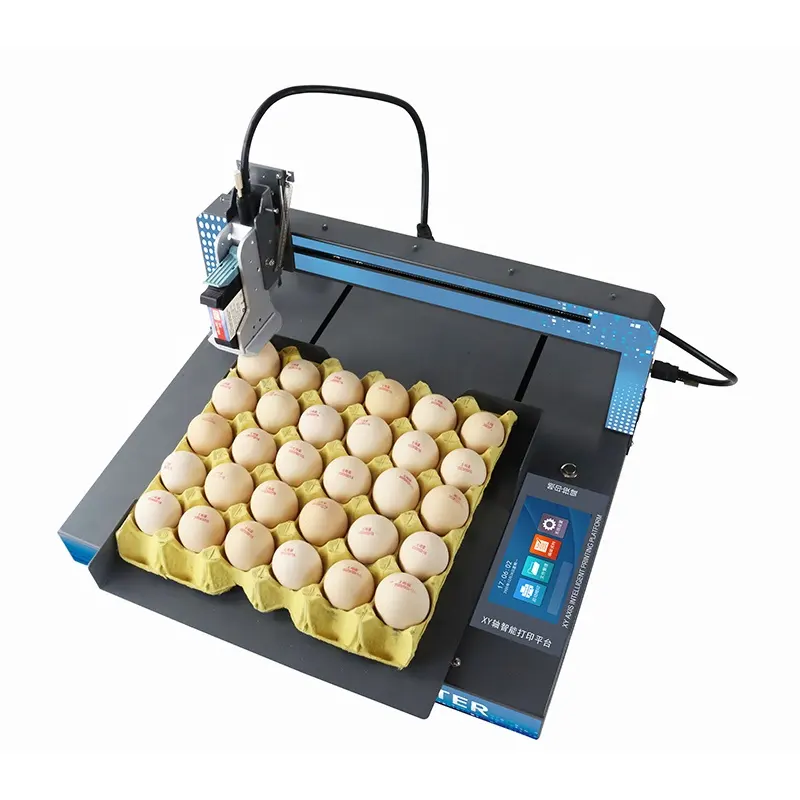 印刷機2-12.7mm卵オンラインプリンターインクジェットカラータッチスクリーンバッチコーディング