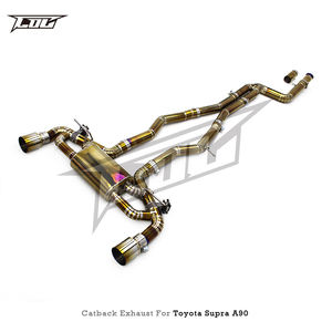 Tubo de Escape de 1.2MM para <span class=keywords><strong>Toyota</strong></span> <span class=keywords><strong>Supra</strong></span> GR A90/A91 <span class=keywords><strong>MK4</strong></span>/MK5 3.0T 2020-2023, Silenciador Catback Deportivo Valvetronic de Titanio Colorido - Product Image 6