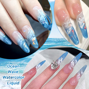<span class=keywords><strong>LILYCUTE</strong></span> 7 มล. OEM หมึกเพ้นท์เล็บแบบแห้งเร็ว ลายโอเชียนเอฟเฟกต์ สีน้ำแบบวันสโตรค สำหรับเพ้นท์เล็บไล่สี ใช้ในร้านทำเล็บ - Product Image 4