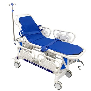 เตียงผู้ป่วยแบบปรับได้ Kerry Manual Hospital Bed ABS สำหรับการเคลื่อนย้ายผู้ป่วยในโรงพยาบาล - Product Image 1