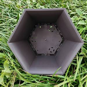 Pots de bonsaï en <span class=keywords><strong>plastique</strong></span> hexagonaux minces classiques de 22.7cm pour la <span class=keywords><strong>culture</strong></span> de petits arbres - Product Image 4