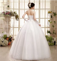 NDC10050 Nouvelle robe de mariée version coréenne, épaules dénudées, robe de mariée slim, grande taille, dentelle de mariée, bretelles