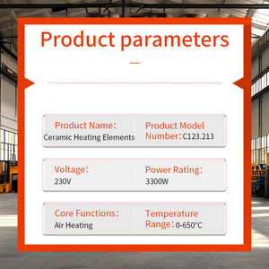 230V không khí nóng lõi gốm kháng công nghiệp nóng không khí bền phụ kiện leisterr thay thế yếu tố làm nóng - Product Image 2