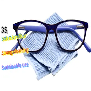 Custom Unique 15 x 15 cm Microfiber Optical Camera Lens Computer Laptop Screen Eye Glasses Spectacles Cleaning Towel Cloth