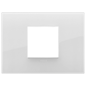 Vimar Classic 2MC Reflex Ice Plate 12.2x9cm Wall <b>Switch</b> - Product Image 1