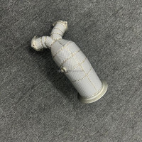 Pipa knalpot berkualitas tinggi Downpipe dengan sel 200 katalis cocok untuk Audi SQ5 B9