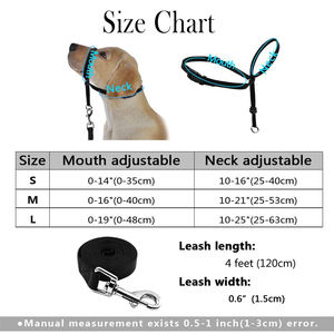 Bozales de nailon personalizables para perros, equipo de entrenamiento antimordidas ajustable cómodo con patrón sólido, estilo Simple - Product Image 4