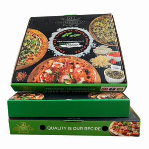 Emballages en gros en matériaux recyclés, boîtes à pizza personnalisées en carton Caia de 12 pouces avec logo - Product Image 1