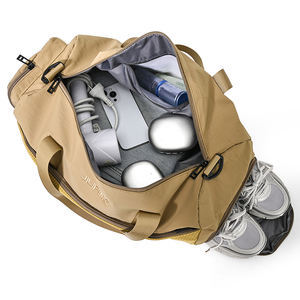 Bolsa de Deporte Impermeable de Gran Capacidad, Bolsa de Gimnasio <span class=keywords><strong>con</strong></span> Separación para Ropa Seca y Mojada, Bolsa de Viaje Informal <span class=keywords><strong>con</strong></span> Compartimento para Zapatos, Unisex - Product Image 5