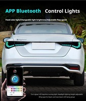 Feux arrière LED pour voiture Sylphy 14e génération RGB 2020-2024, feux antibrouillard automatiques, feux de jour, feux de freinage, clignotants, accessoires automobiles Plug and Play pour Nissan