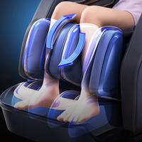 Fauteuil de massage électrique best-seller, canapé à double mouvement, 12 modes automatiques, pétrissage des mollets, fauteuil de massage électrique corps entier zéro gravité