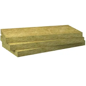 Panel atap terisolasi panel rock wool sandwich 80kg jalur produksi rock wool harga per kg