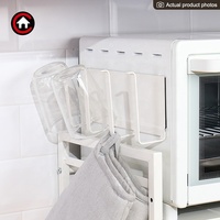 Étagère magnétique murale multifonctionnelle pour réfrigérateur, support de séchage pour verres à eau et bouteilles.