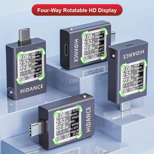 USB-C 전력 측정기 PD3.1 600W 고속 충전 케이블 분석기 4.5-50V 0-6A 전압 전류 테스터 - Product Image 3