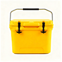Glacière isotherme portable et réutilisable de 20 litres, étanche, en PE rotomoulé, écologique, pour aliments et boissons, conservation de la fraîcheur jusqu'à 5 jours