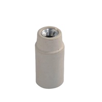Douille de lampe en céramique et porcelaine E14 E27 avec support, style à vis en plastique, 250V AC 165-265V, garantie de 2 ans