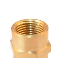 Composants personnalisés YOD, service d'usinage CNC de précision, connecteur fileté de 1/2 pouce pour la plomberie, raccord de tuyau femelle en laiton