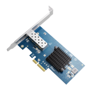 Carte réseau interne filaire 10G à 1 port SFP ouvert PCIe X4 Intel/82599EN/X520 pour serveur TXA309 Marque Neutre