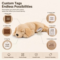Peluche apaisante lestée personnalisée pour chien - Jouet en peluche anti-anxiété
