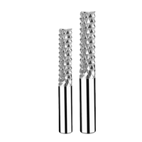 Brocas de Carburo Sólido para Fresado de Extremo de Maíz, Herramientas CNC de Grabado de Dientes Planos para Madera, PCB, PVC, Fibra de Carbono, 1mm-16mm