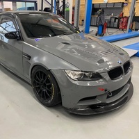 Nouveau capot en fibre de carbone avec boulons pour M3 E92 E93 2007-2013, style GTR ventilé, ajustement direct, léger
