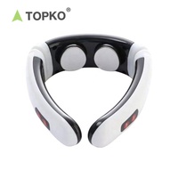 TOPKO-massage intelligent électrique sans fil pour soulager la douleur du cou, massage à impulsion chauffant et vibrant, marque privée