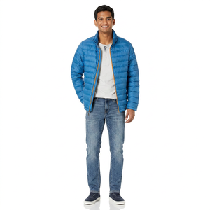 100% Top High Quality <b>Hooded</b> Waterproof Slim Winter <b>Puffer</b> <b>Jacket</b> Casual Wear Adult Size <b>Men</b> Comfortable Breathable - Product Image 1