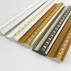Moulures pour cadres <span class=keywords><strong>photo</strong></span> en PS argenté, style classique, pour décoration intérieure, produit phare du fabricant - Product Image 1