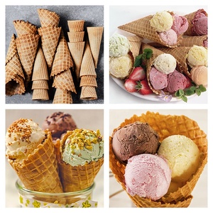 Boulanger de morsure de cône de crème glacée de <span class=keywords><strong>neige</strong></span> de gaufre de sucre automatique industrielle commerciale font la vente de machine - Product Image 6