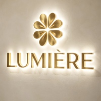 Letrero con Retroiluminación LED de Nuevo Diseño, Logotipo Comercial Personalizado, Letras de Canal 3D para Publicidad, Letrero con Logotipo Retroiluminado LED, Letrero Retroiluminado de Metal