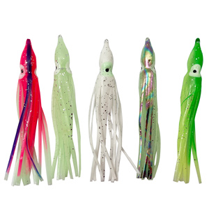 Jupe Yamashita Octopus Aurora 2.5″ – YAKO-1 – 5 Pièces Pour Pêche Au Calmar