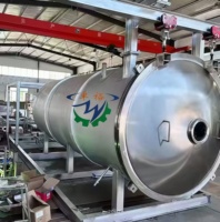 Automatische vacuümvriesdroogmachine van roestvrij staal voor voedselverwerking en vleesdroging