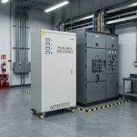 Régulateur de tension automatique triphasé en cuivre série TNS-SG, SVC AC 415V à 380V, abaisseur de tension pour l'industrie