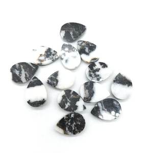 Zebra Jaspe 18x12mm Corte de pera Cabujón Ajuste de joyería - Product Image 4