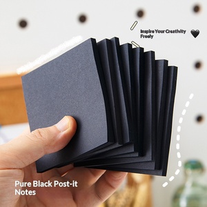 Blocs-notes adhésifs créatifs Black Label, esthétiques, détachables et réutilisables pour les étudiants, vente en gros - Product Image 5