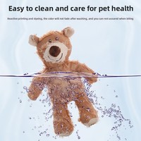 Juguetes de Peluche Interactivos con Sonido para Perros Grandes y Pequeños, Resistentes a Mordidas, para la Dentición, Duraderos, con Voz