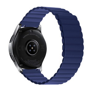 Cinturino per Orologio in Silicone Bicolore Magnetico Compatibile con <span class=keywords><strong>Huawei</strong></span> <span class=keywords><strong>GT2</strong></span>/S3, con Fasce da 20/22mm - Product Image 6