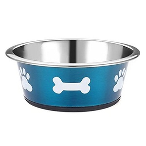 Tazón para Perro de Aluminio Hecho a Mano RABEH - Estilo Americano - Product Image 1