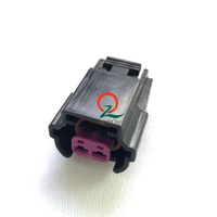 2 pin konektor mobil wanita Harga Murah soket Harness kawat tahan air plastik hitam 6189-1152