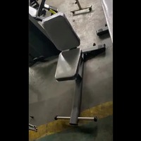 Banc utilitaire assis ASM-B4051 de haute qualité pour presse à épaules, équipement de gym pour exercices de musculation, personnalisable