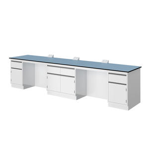 โต๊ะปฏิบัติการสแตนเลส TMOON 510A สำหรับโรงเรียนและโรงงาน ปรับแต่งขนาดได้ ดีไซน์ทันสมัย - Product Image 2