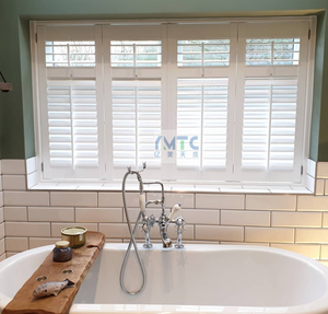 YMTC volets Plantation volets stores de fenêtre facile bricolage Installation <span class=keywords><strong>intérieur</strong></span> volets <span class=keywords><strong>intimité</strong></span> stores pour cuisine bain chambre - Product Image 4