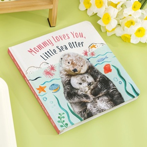 Impresión de Libros de Cartón para Bebés Personalizados, Libro de Cuentos 'Mamá <span class=keywords><strong>Te</strong></span> Ama', Cartón Grueso con Esquinas Redondeadas, Impresión a Todo Color, Fábrica de Impresión Infantil - Product Image 5