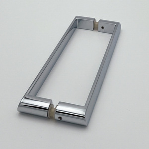 Poignée de porte de douche Kellyto K210A en alliage de zinc, 216 mm, chromée, accessoire de salle de bain moderne - Product Image 1