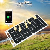 Portable 6.8V Flexible USB Waterproof Solar Panel for Outdoor Hiking Camping Mobile Phone Battery Charging Bank for Mobile