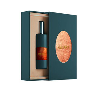 Boîtes rigides en papier de luxe avec logo personnalisé, boîtes à parfum coulissantes, boîte cadeau cosmétique, insert pour pot, revêtement UV, emballage - Product Image 2